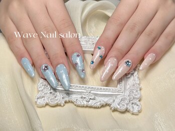 ウェーブネイルサロン'('Wave Nail salon)/持ち込みデザイン/フィルイン
