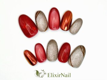 エリクサーネイル 新橋(Elixir Nail)/定額a &nbsp;シンプル/クーポン使用