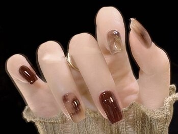 Best Nail 銀座店【ワンホンネイル・スカルプ・パラジェル・上品ジェルネイル】/べっ甲ネイル