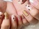 レアナ(LEANA)の写真/大人女性におすすめ♪上品で季節感のある定額ネイル7500円から♪