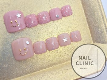 ネイルクリニック(NAIL CLINIC)/フットジェルネイル/夏/デザイン