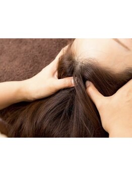 ヘッドスパで癒されたい