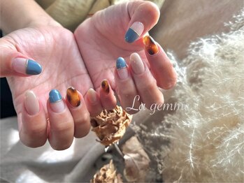 ネイルサロン ラジェム 諫早店(La gemme)の写真/【 付け替えオフ無料 】 シンプル/定額A・B/持ち込みOK＊お客様の<可愛い>に寄り添う多様なデザイン★