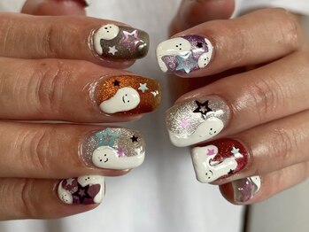 サトリネイルルーム 西宮北口(satori nail room)/おばけちゃん°○°