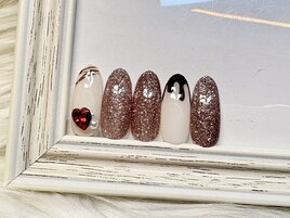 渋谷限定バレンタインネイル