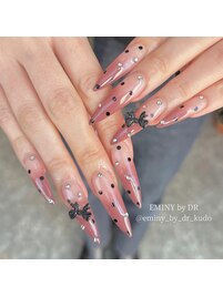 ドット×リボン