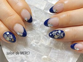 ネイビーフレンチ☆