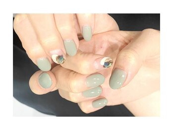 【hand】塗りかけネイル