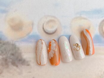 ネイルサロン&スクール ジーナ(GINA)/カジュアルピーコックネイル