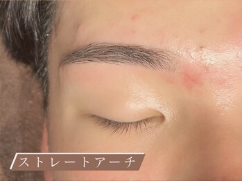 アイクイック 那覇国際通り店(Ai Quick)/ メンズ眉毛/ストレートアーチ