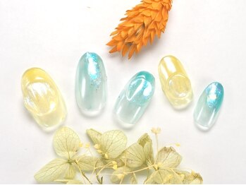 ボボカ(BOVOKA)/レモン&ラムネソーダネイル