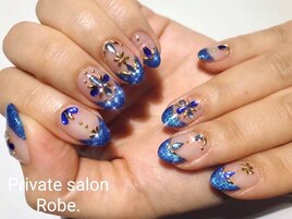 ラメフレンチ￥8800