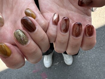 スノー ドロップ(Snow drop)/ニュアンスネイル