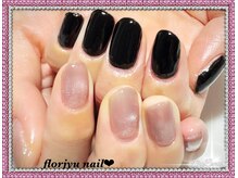 フロージュ ネイル(florjyu nail)/マグネット×マットnail