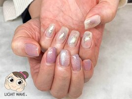 マグネット×春ネイル♪