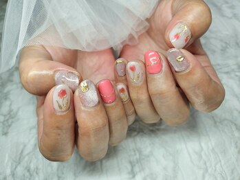 シュガーネイル(sugar nail)/チューリップネイル