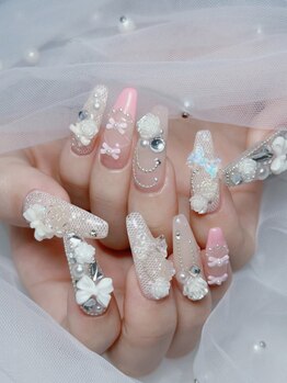 サムズアップネイル(thumbs up nail)の写真/【スカルプ長さ出しワンカラーorラメグラデーション¥10,000】自爪の形にコンプレックスがある方におすすめ