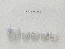 マリーネイルズ 表参道店(MARIE NAILS)/定額￥7,700 キラキラ 0905c