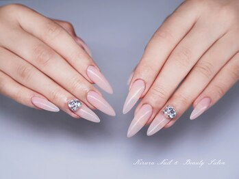 キララ(Kirara)/長さ出し、シンプルネイル