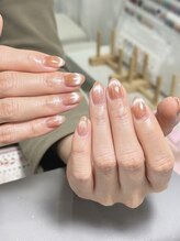 シーシー ネイル アンド アイラッシュ(CeCe Nail&eyelash)/自爪マグネットフレンチ