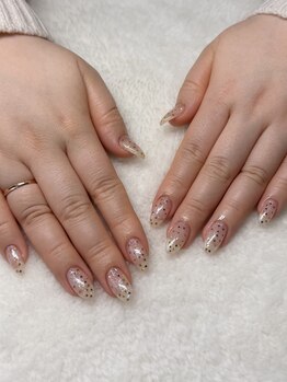 インプレス 鶴見店(Impress)/キラキラ星ネイル