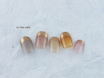 イン ザ ネイル(in the nail)/ミラーフレンチネイル