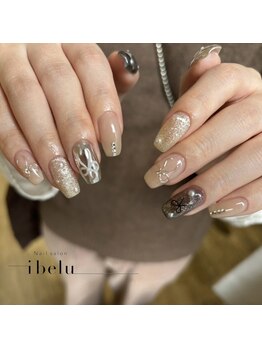 イベル 神戸三宮店(ibelu)/リボンネイル
