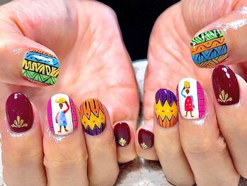 ティーエス ネイル ガーデン(T.S Nail Garden)/アフリカン柄