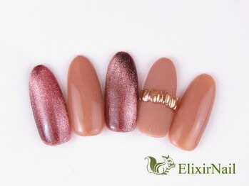 エリクサーネイル 神田(Elixir Nail)/シンプル/クーポン使用