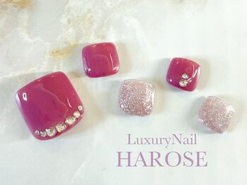 ラグジュアリーネイル ハローズ(HAROSE)/フットマンスリージェルコース