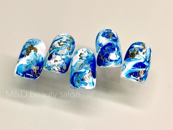 エムアンドディビューティサロン 銀座店(M&D)/メンズネイル♪