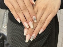 ジェミーネイル シンジュク(Jemiy nail shinjuku)/【Miku】シンプルクロムピアス
