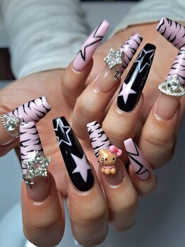 ウルステラ(ulstella)/スーパーロング☆y2kネイル