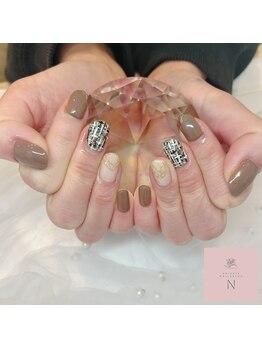 エヌ(N)/ツイードネイル