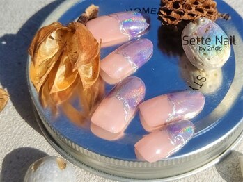 セッテネイル(Sette Nail)/パープルユニコーンフレンチ