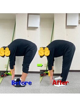 ウェルネスストレッチ バンバン/Before After