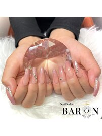 大人春ネイル:*+..:+