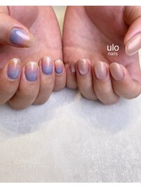 淡色夕陽グラデーション