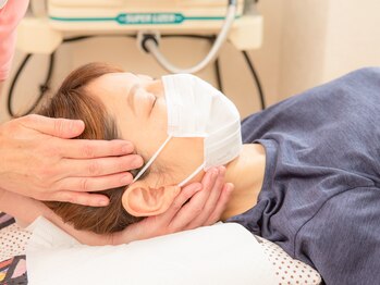 ホールハーモニー 上大岡の写真/後頭部から首、肩までしっかり整え、視界すっきり!