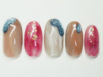 アンドシュシュネイル(&CHOU CHOU nail)/定額￥７９８０