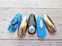 ブランロール 中目黒店(Blanl'or)/ネイティブ柄×ミラー