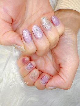 シーペアー(Sea pear)/リボンネイル♪