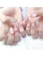 ミニョン(Minyon)/パーツ盛り放題マグネットネイル