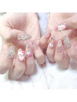 ミニョン(Minyon)/パーツ盛り放題マグネットネイル