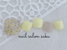 サク(saku)/ミモザ/フットネイル