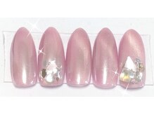nailsalonA.A/オーロラピンクマグネット♪