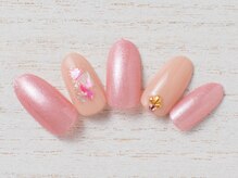 ア ネイル(A nail)/上品ピンク☆シェル【つけ放題】
