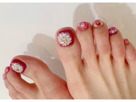 フットネイル・フラワー