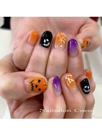 ハロウィンネイル