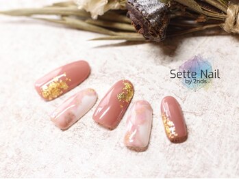 セッテネイル(Sette Nail)/人気カラーのふんわりネイル